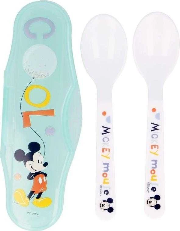Mickey Mouse Mikio pelytė - 2 šaukšteliai maitinimui + dėklas (kietas)