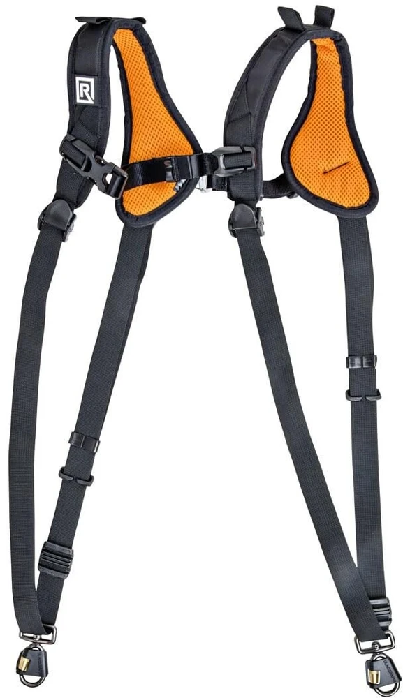 Micnova Kameros diržas - BlackRapid Double Slim X Extra Comfort, reguliuojamas, paminkštintas, juodas