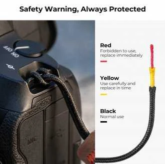 Micnova Kameros dirželis - K&f Concept Alpha Tamsiai pilkas