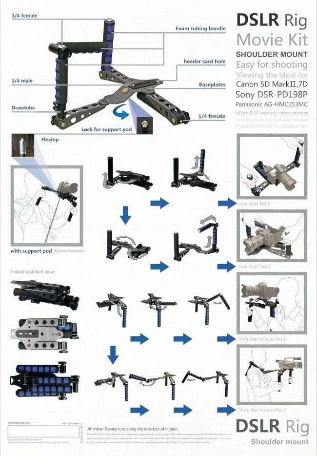 Micnova Steadycam / Flycam / Tripod Do Dslr