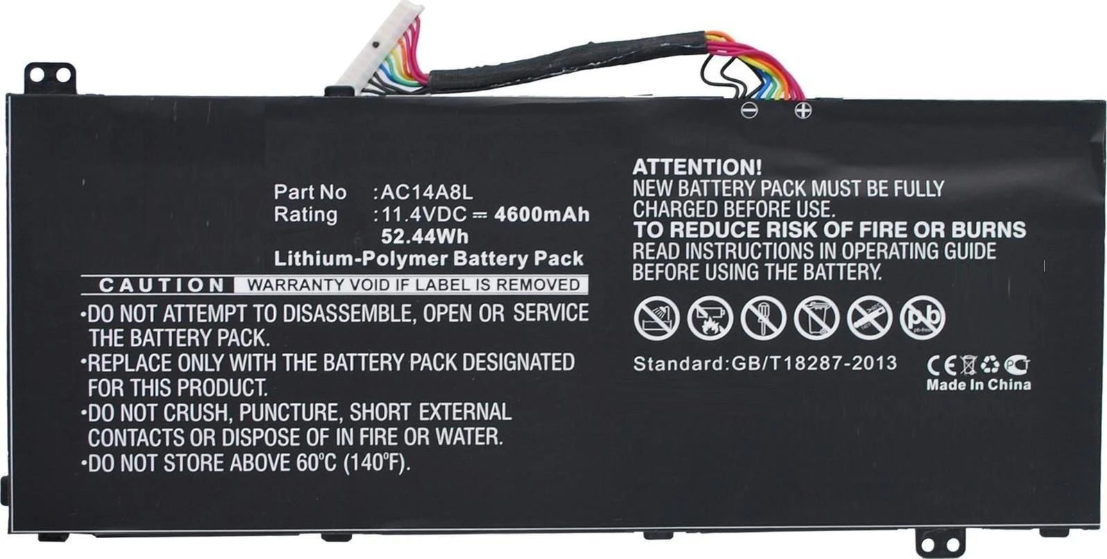 Coreparts Bateria MicroBattery Nešiojamas kompiuteris Baterija for Acer
