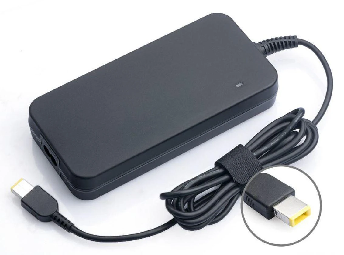 Lenovo Slim Tip maitinimo adapteris su geltonu kištuku
