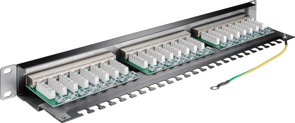 MicroConnect CAT6 24 prievadų 19 colių komutacinis skydelis,