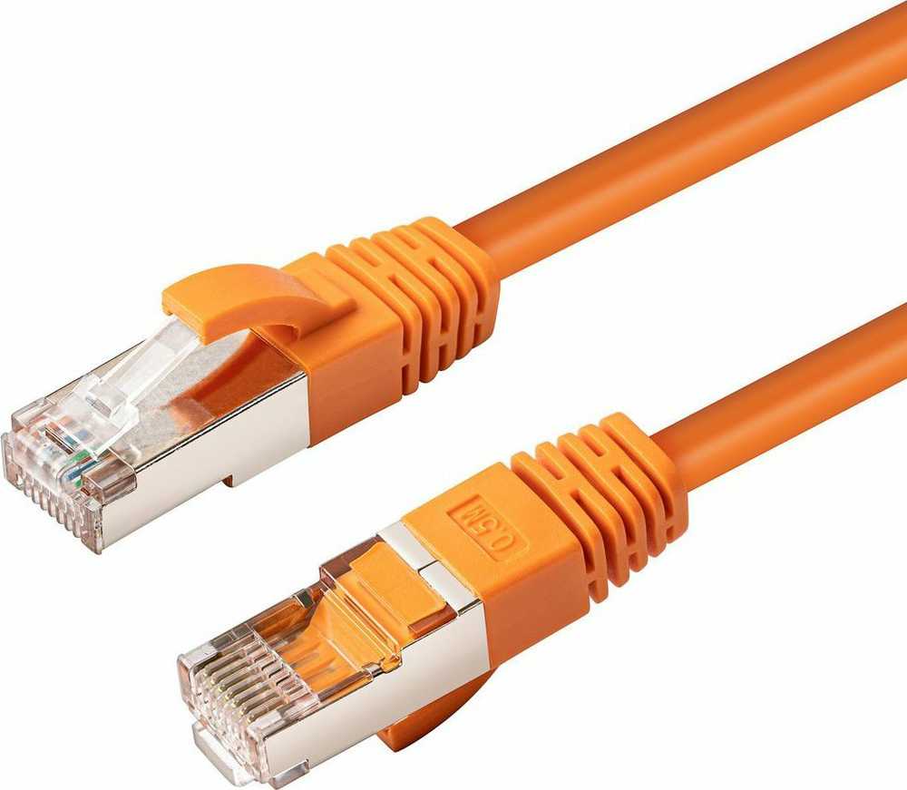 MicroConnect CAT6A S/FTP 0.5m Oranžinis LSZH