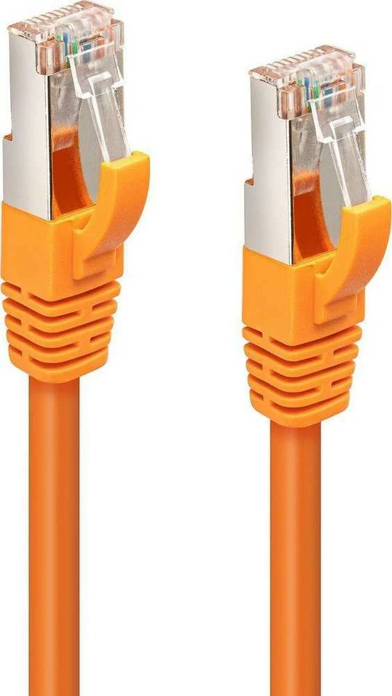 MicroConnect CAT6A S/FTP 10m Oranžinis LSZH