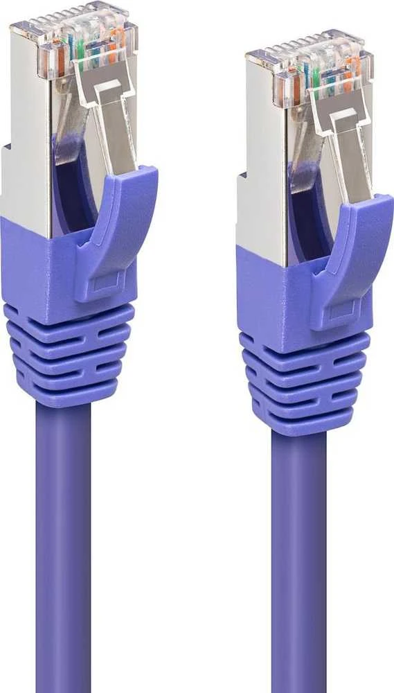 MicroConnect CAT6A S / FTP 1.5m Violetinė LSZH