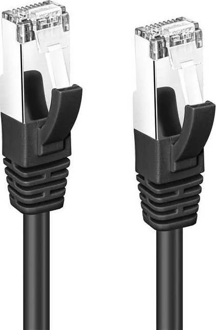 MicroConnect CAT6A S/FTP 2m Juodas LSZH