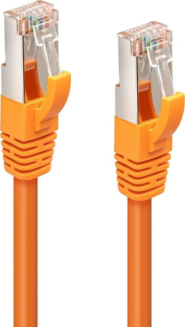 MicroConnect CAT6A S / FTP 7.5m Oranžinis LSZH