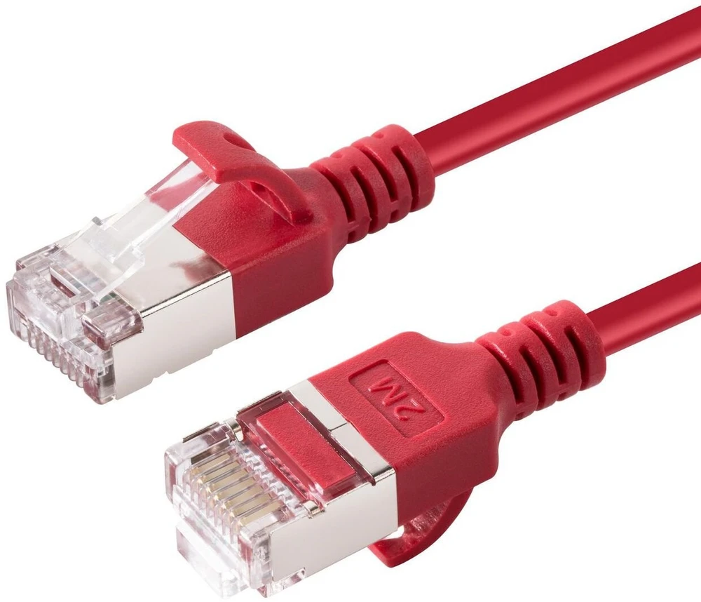 MicroConnect CAT6A U-FTP Slim, LSZH, 0.15m