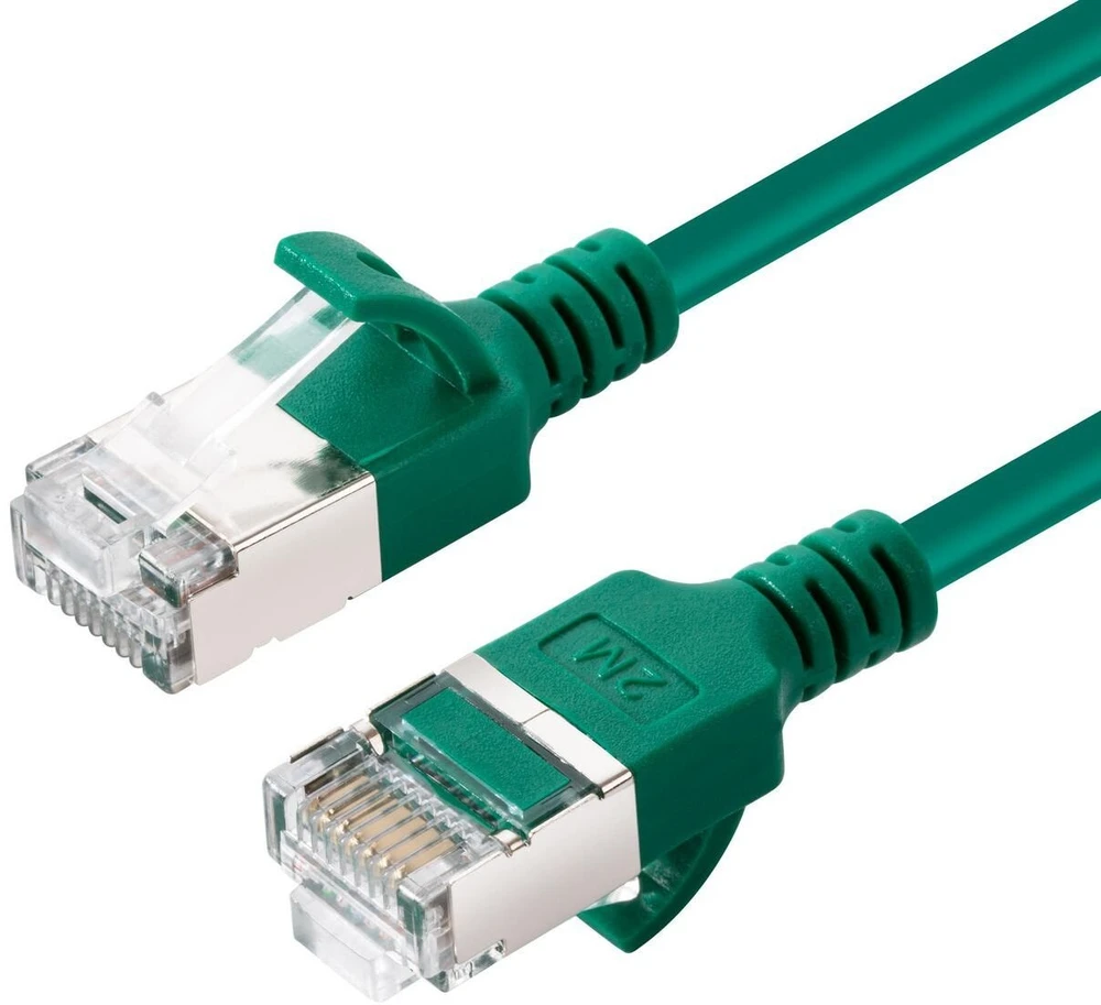 MicroConnect CAT6A U-FTP plonas, LSZH, 0,15 m