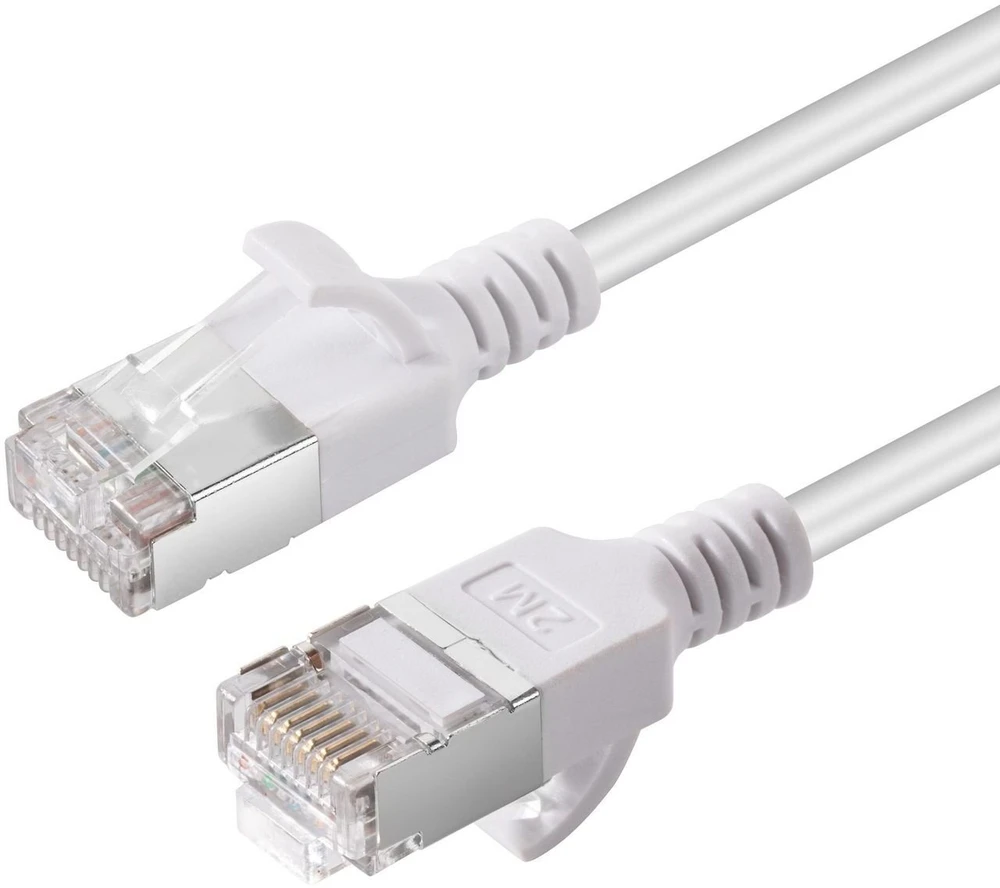 MicroConnect CAT6A U-FTP Slim, LSZH, 0.15 m