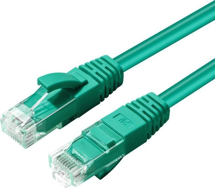 MicroConnect CAT6A UTP 0.3m Žalias LSZH