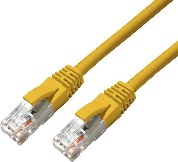 MicroConnect CAT6A UTP 0,5m Geltona LSZH