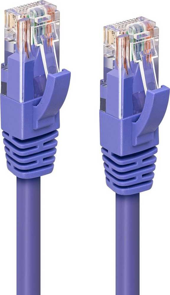 MicroConnect CAT6A UTP 30m Violetinė LSZH