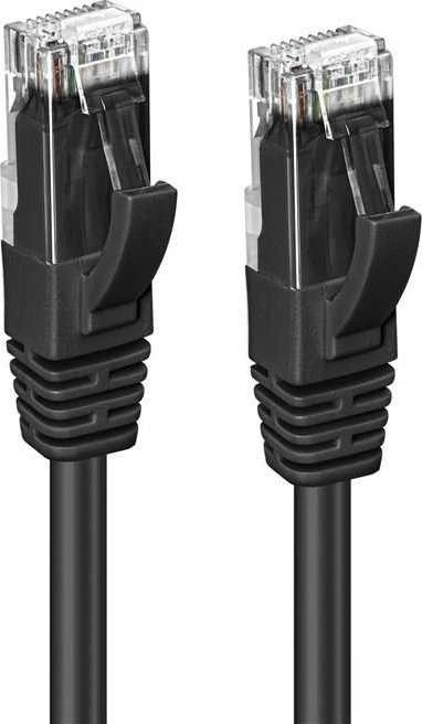 MicroConnect CAT6A UTP 5m Juodas LSZH