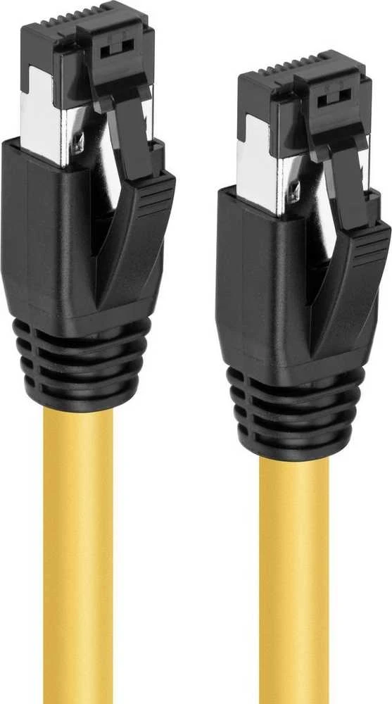 MicroConnect CAT8.1 S/FTP 10m Geltona LSZH
