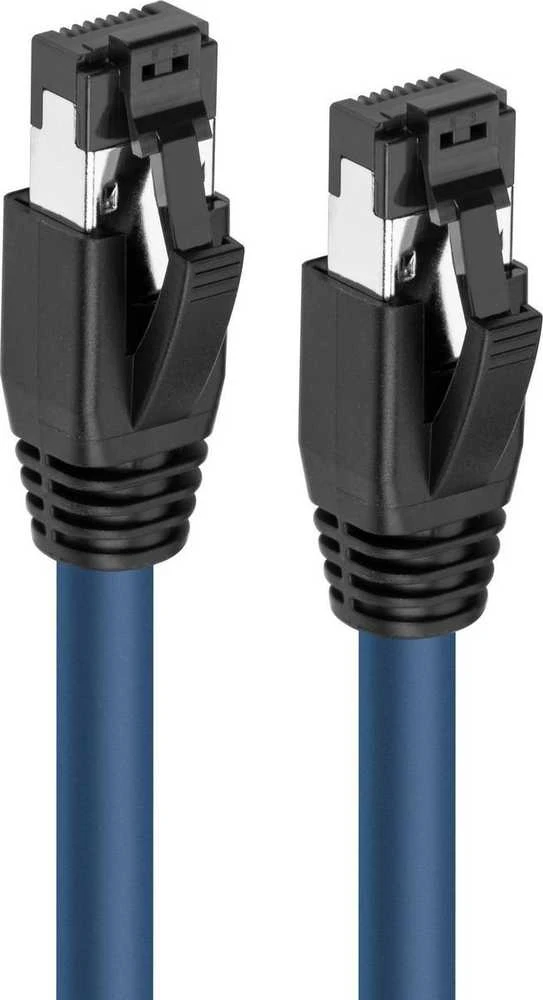 MicroConnect CAT8.1 S/FTP 3m Mėlyna LSZH