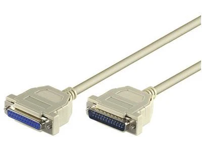 MicroConnect DB-25 – DB-25, 3m, Kremas (MODGR3)