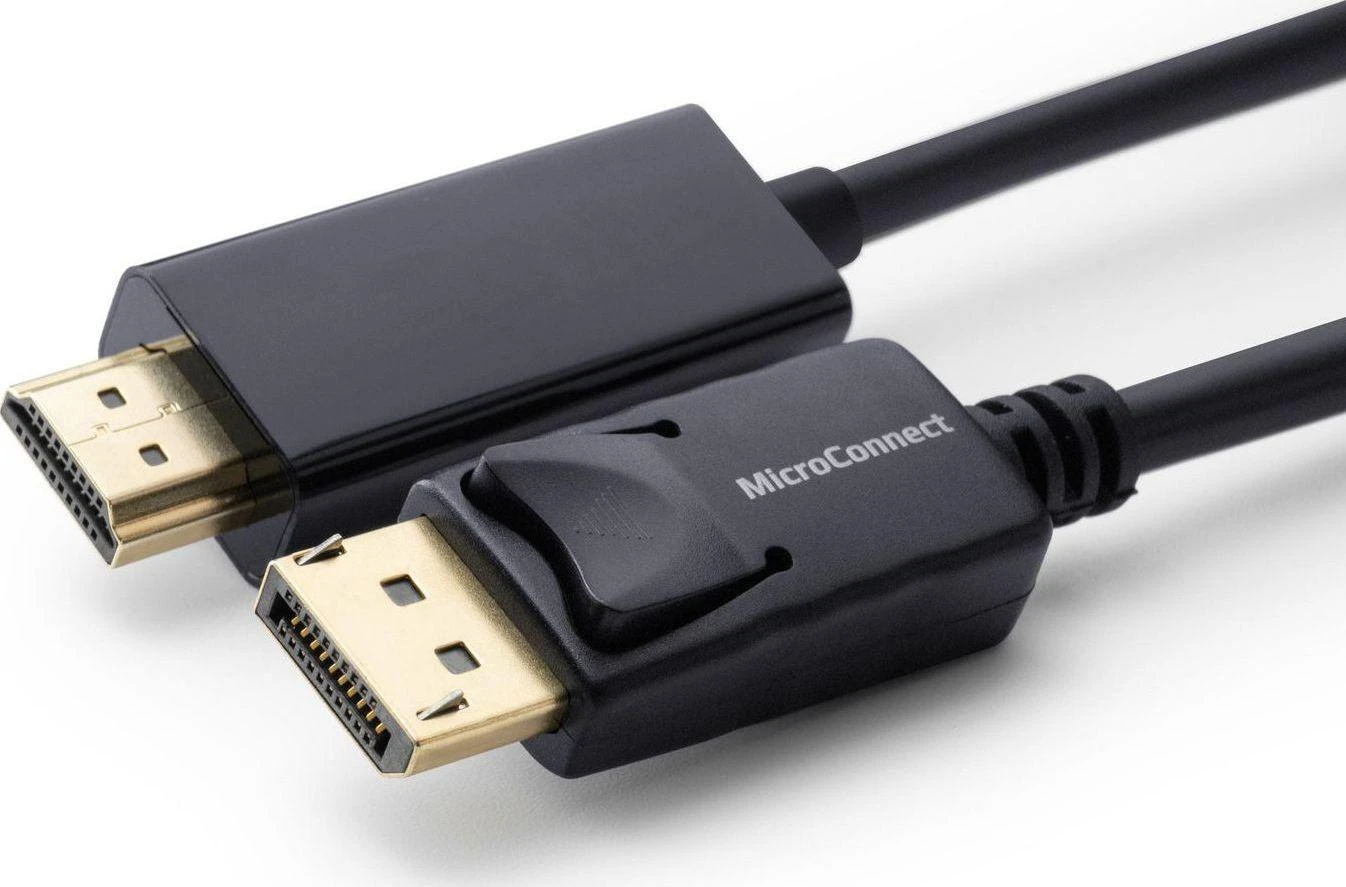 DisplayPort į HDMI laidas su paauksuotomis jungtimis