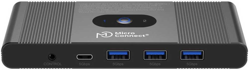 Przełącznik MicroConnect Displayport & USB-C KVM
