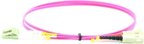 „MicroConnect Duplex SC-LC“ 50/125 µm OM4 10 m (FIB422010P)