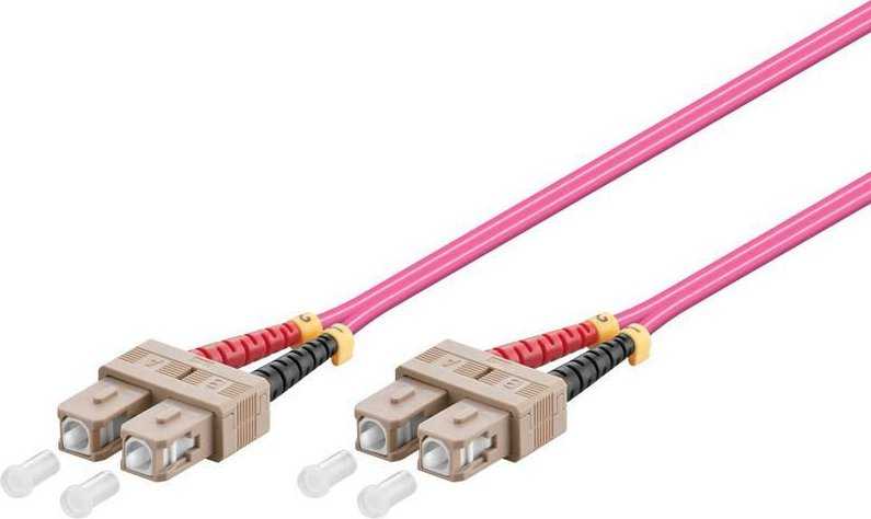 Microconnect FIB222010-4 InfiniBand / šviesolaidinis kabelis 10m SC rožinis