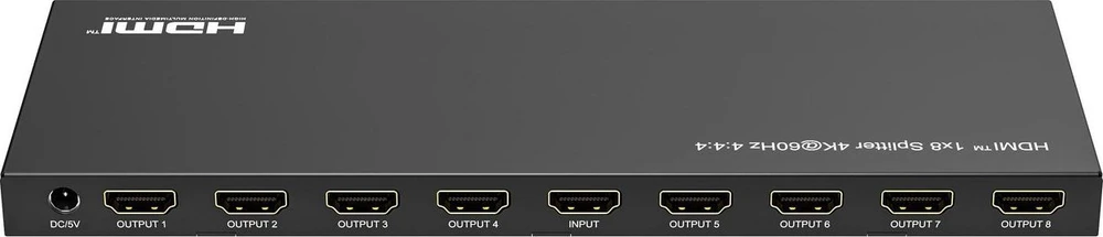 Šakotuvas MicroConnect HDMI 4K Splitter 1x 8 Support