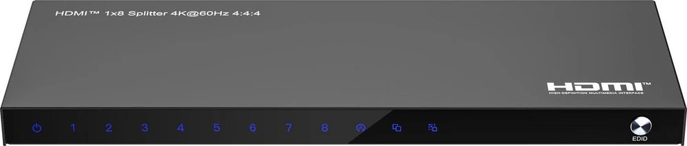 Šakotuvas MicroConnect HDMI 4K Splitter 1x 8 Support