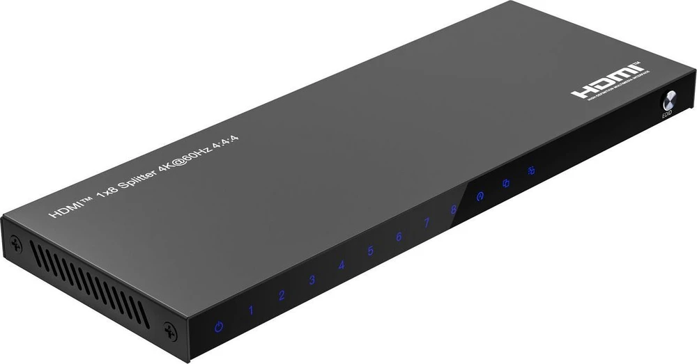 Šakotuvas MicroConnect HDMI 4K Splitter 1x 8 Support