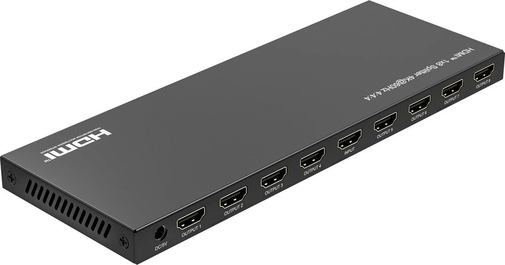Šakotuvas MicroConnect HDMI 4K Splitter 1x 8 Support