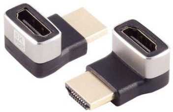 Adapteris AV MicroConnect HDMI 8k 90� angeled up F-M 8K