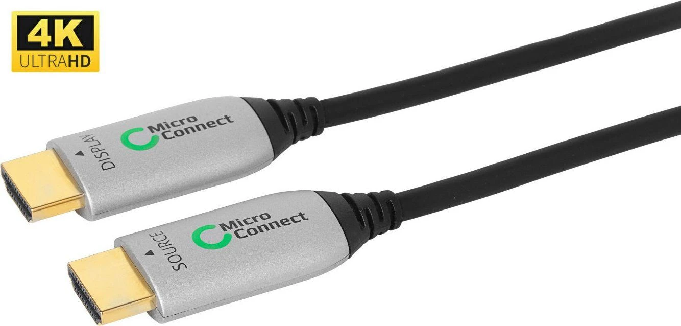 HDMI laidas su Source ir Display jungčių žymėjimu