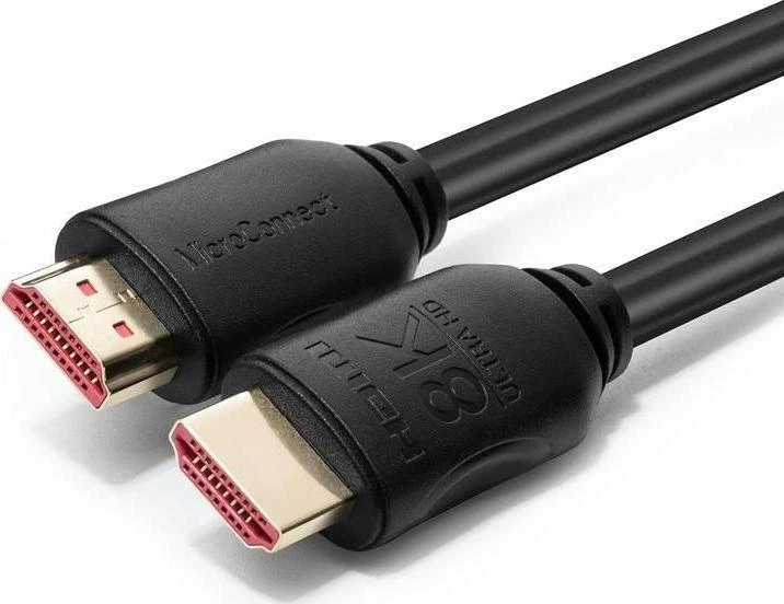 MicroConnect 8K HDMI laidas su aukso spalvos jungtimis