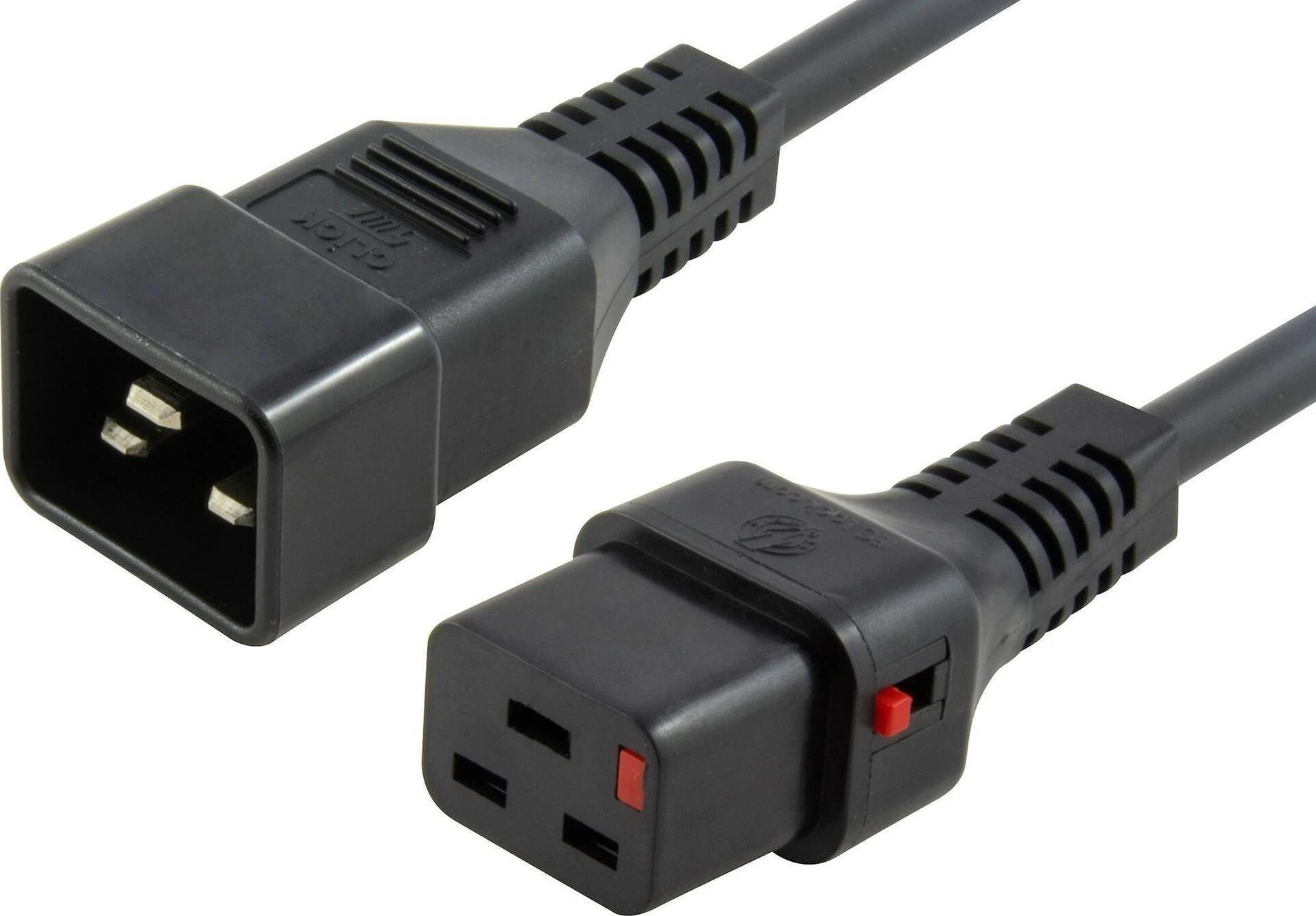 Maitinimo kabelis MicroConnect IEC kištukas C20 į C19 IEC užraktas