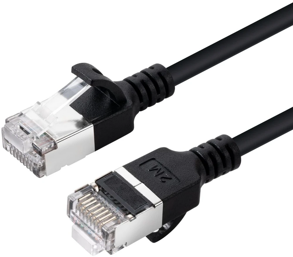 MicroConnect kabelis sieciowy juoda 0,15 m Cat6a U/FTP (STP)