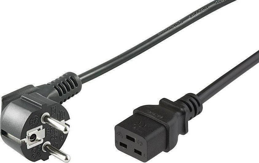 MicroConnect maitinimo laidas CEE 7/7 - C19 5m