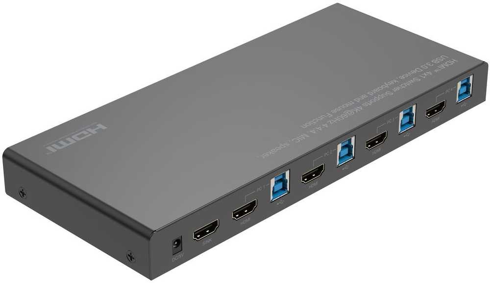 Przełącznik MicroConnect Microconnect MC-HDMIKVM0401-USB3-4K bez kategorii