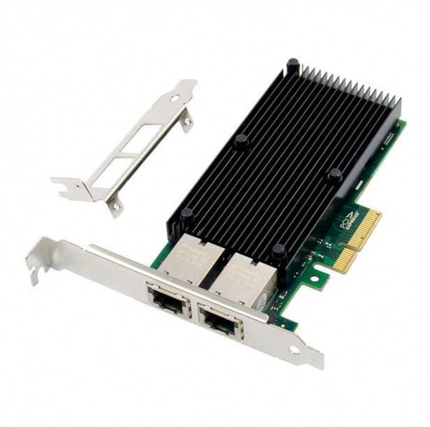 Karta jungiama į tinklą MicroConnect MICROCONNECT MC-PCIE-X550 PCIE X4 DUAL RJ45 10 GBE X550 (MCPCIEX550) (MCPCIEX550)