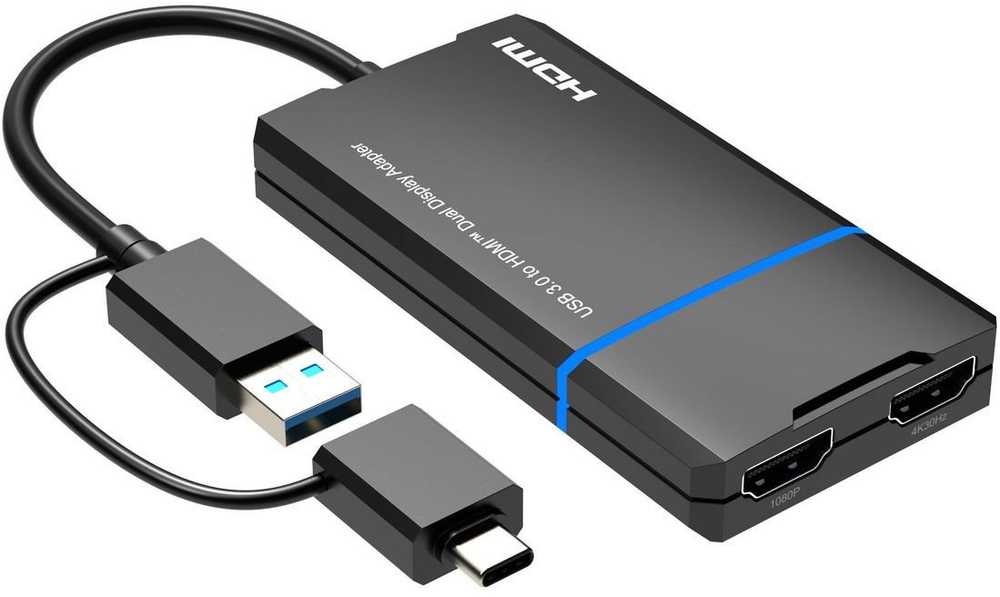 Adapteris AV MicroConnect Microconnect MC-USB3.1CHDMIX2-2IN1 bez kategorii