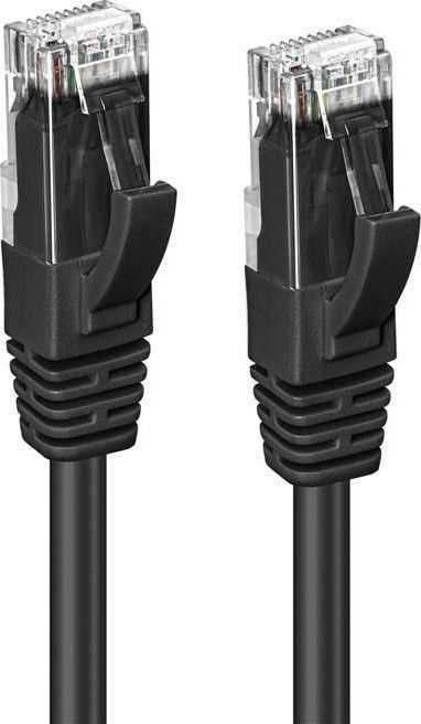 „MicroConnect Microconnect MC-UTP6A003S“ Juodas tinklo kabelis 0,3 m Cat6a U/UTP (UTP)