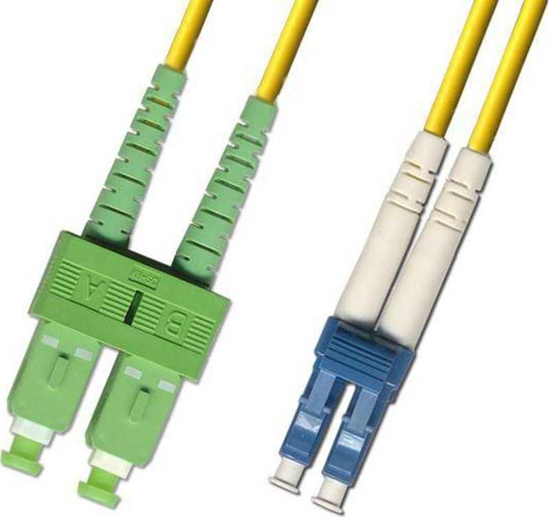 „MicroConnect Microconnect FIB8410005“ optinis kabelis 0,5 m SC LC OS2 geltonas