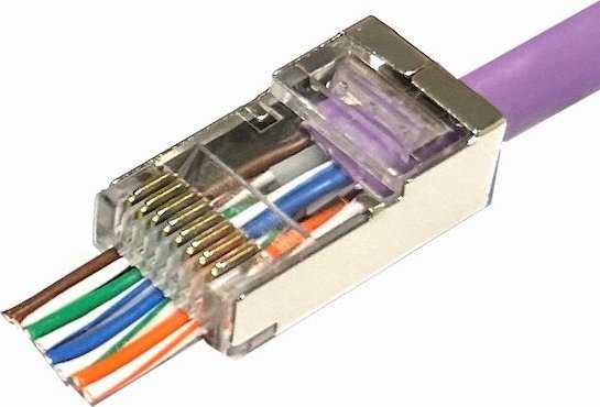 MicroConnect Microconnect KON506-50EZ RJ45 kištukas sidabrinis