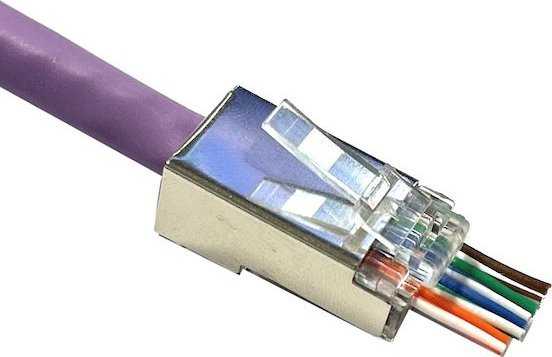 MicroConnect Microconnect KON506-50EZ RJ45 kištukas sidabrinis