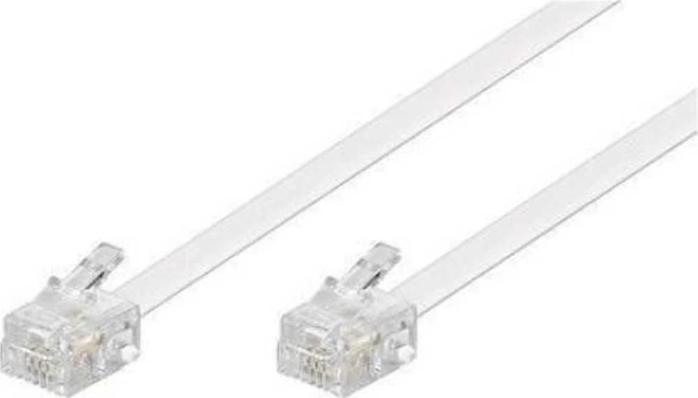 „MicroConnect“ „Microconnect MPK191W“ telefono kabelis, 15 m, baltas
