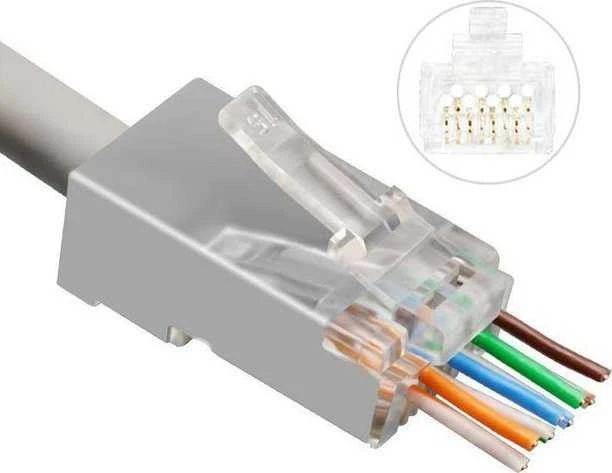 MicroConnect Modulinė EZ Plug RJ45 CAT6A