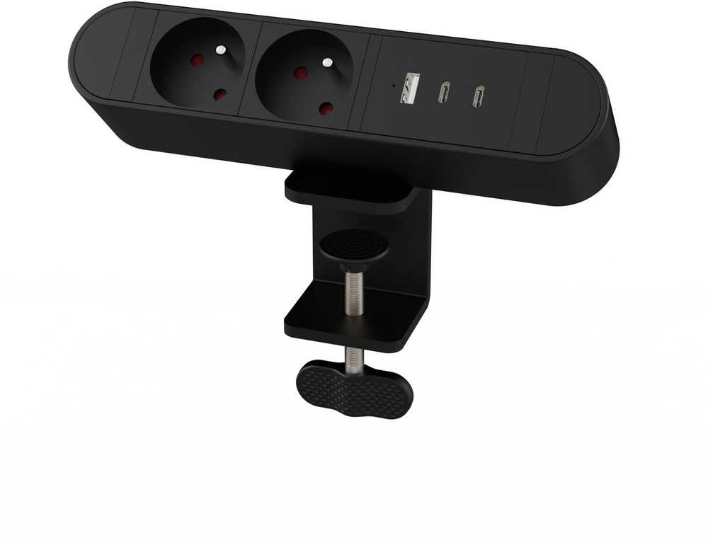 Listwa zasilająca MicroConnect Multi Desktop Power Socket 2 rozgałęziacz 2 gniazda 1,8 m Juodas