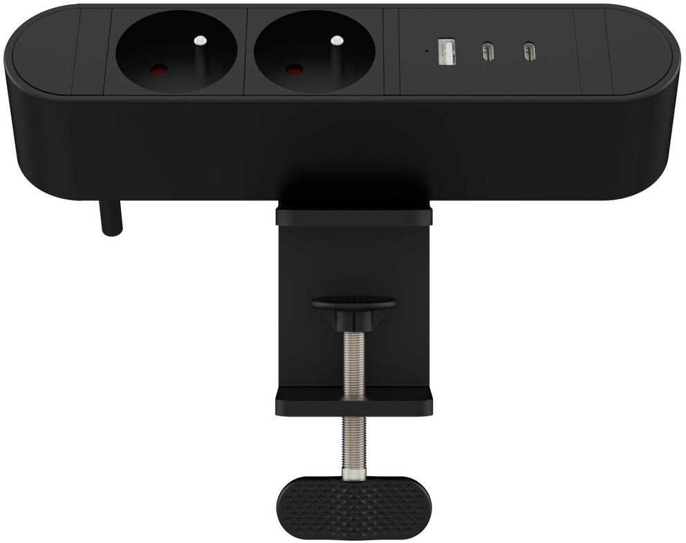 Listwa zasilająca MicroConnect Multi Desktop Power Socket 2 rozgałęziacz 2 gniazda 1,8 m Juodas