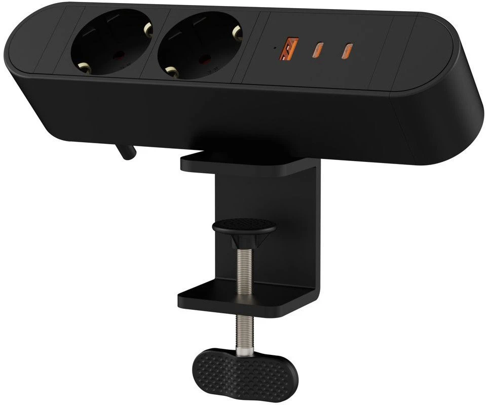Listwa zasilająca MicroConnect Multi Desktop 2 gniazda 1.8 m 67 W (MC-MDPS-EU2-67W)