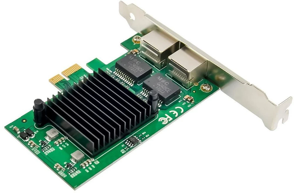 Karta jungiama į tinklą MicroConnect Network Card PCIe x1 Intel