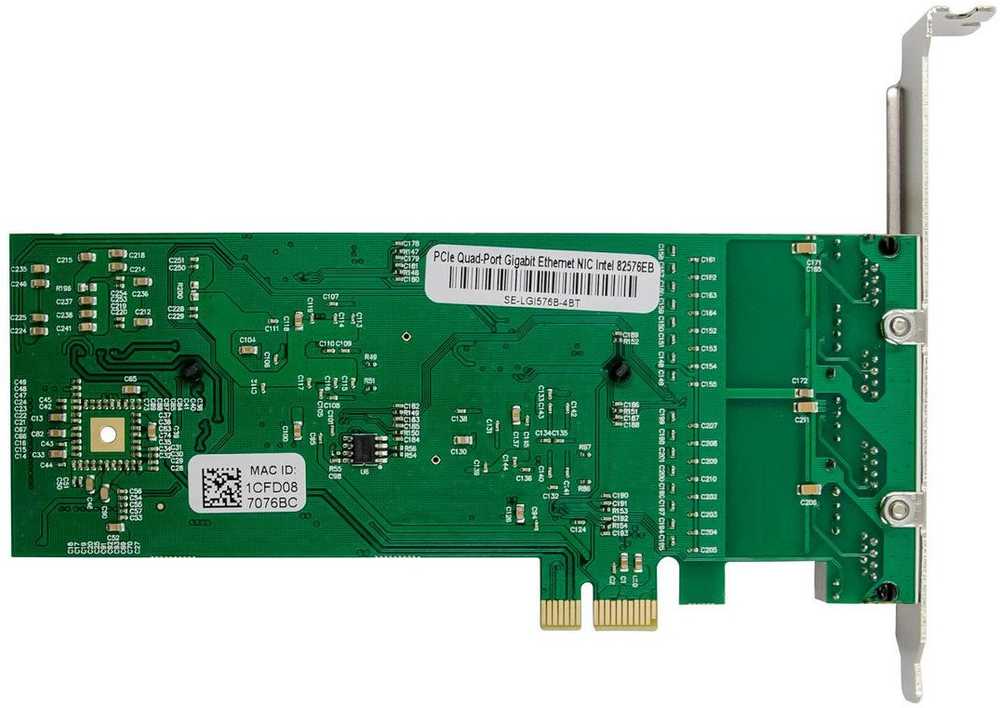 MicroConnect Network Card PCIe x1 Intel